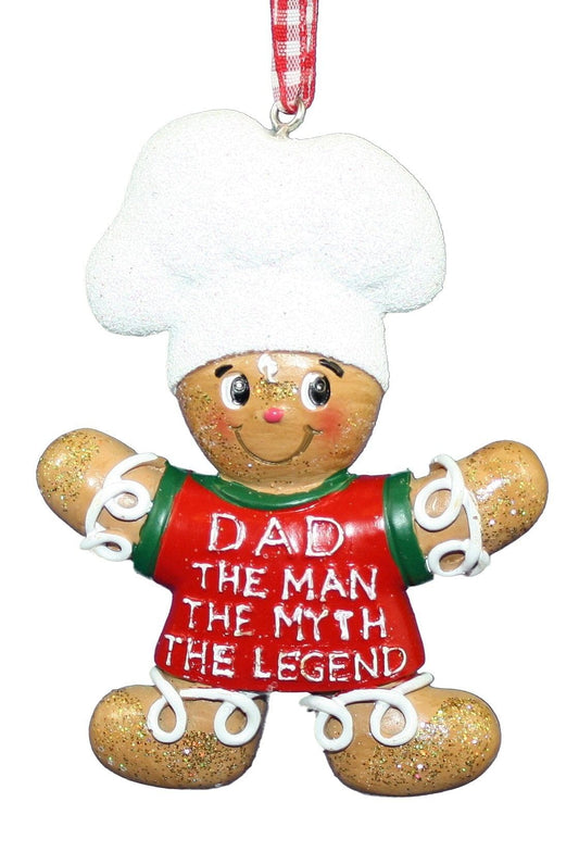 Family Gingerbread Boy Ornament - Grandpa - Shelburne Country Store