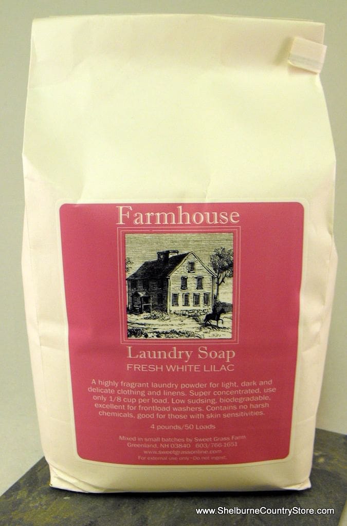 Sweet Grass Farm  - White Lilac Laundry Soap - Shelburne Country Store