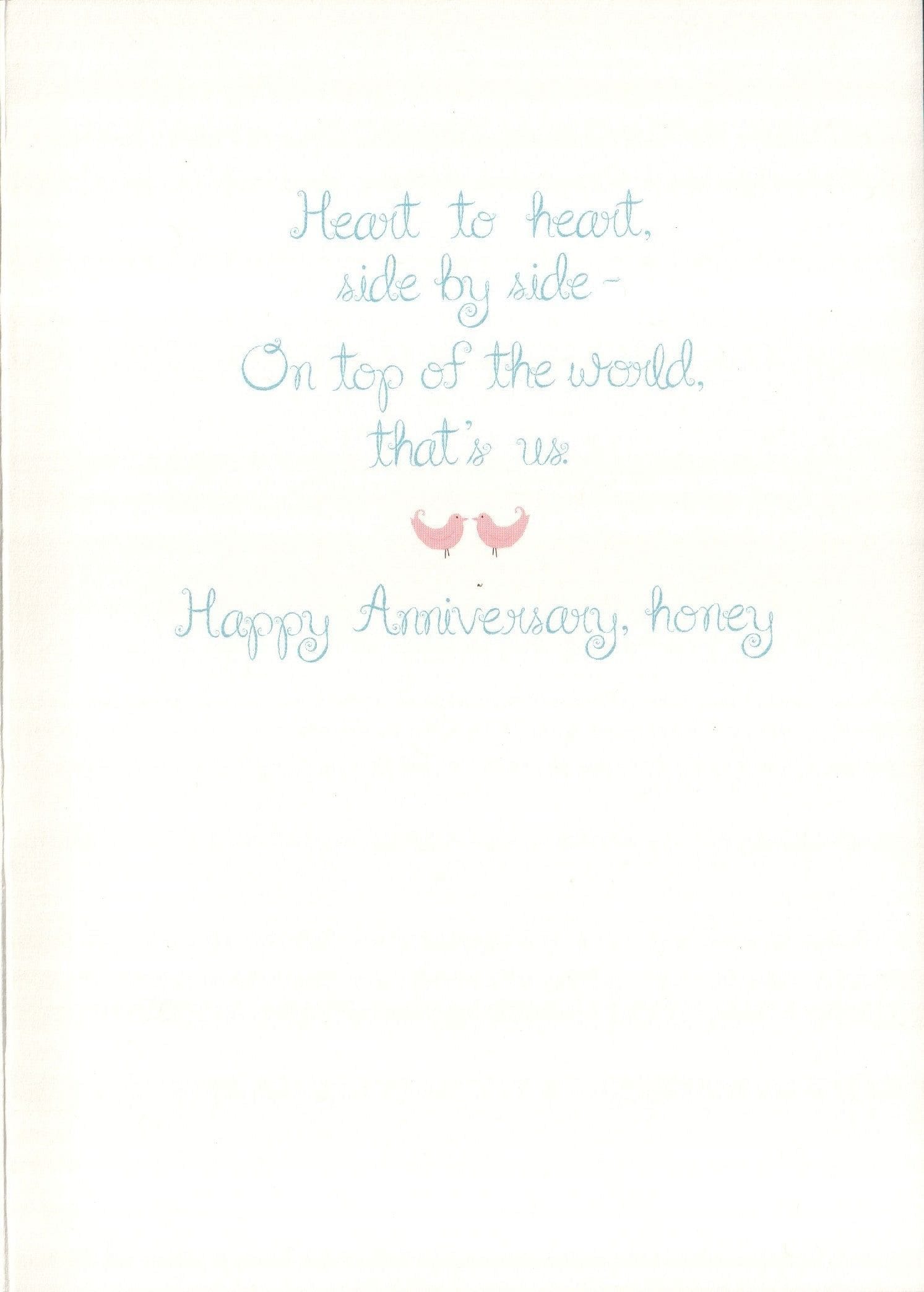 Anniversary Card - Top Of The World - Shelburne Country Store