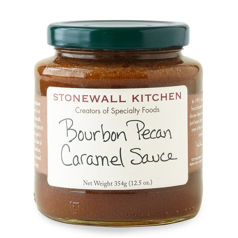 Stonewall Kitchen Bourbon Pecan Caramel Sauce - 12.5 oz jar - Shelburne Country Store