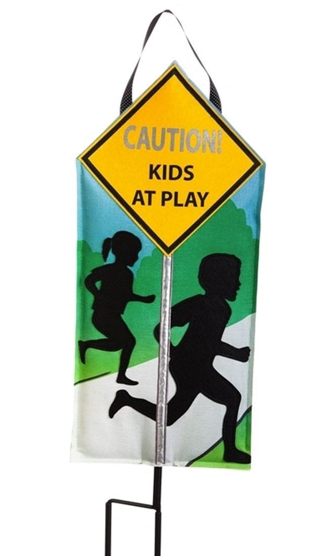 Children At Play 24" Flag & Stake Kit - Shelburne Country Store