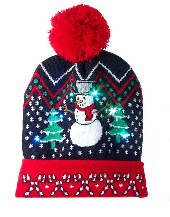 Battery-Operated LED Light-Up Knit Hat - - Shelburne Country Store