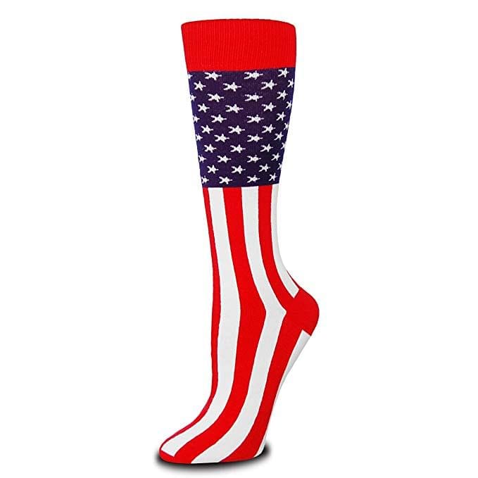 American Flag Adult Medium Socks - Shelburne Country Store
