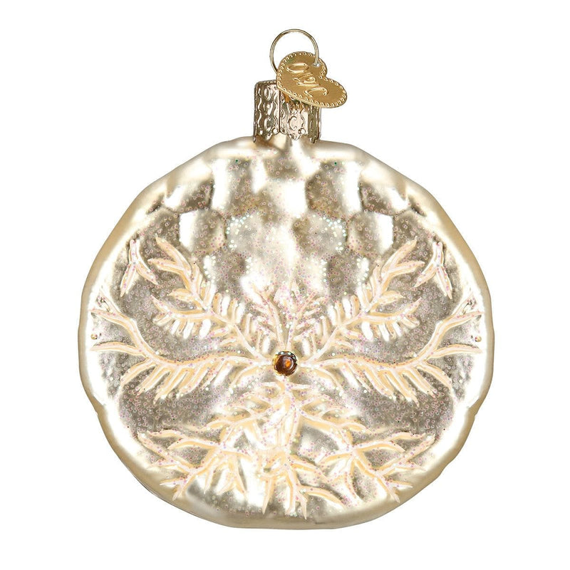 Sand Dollar Glass Ornament - Shelburne Country Store