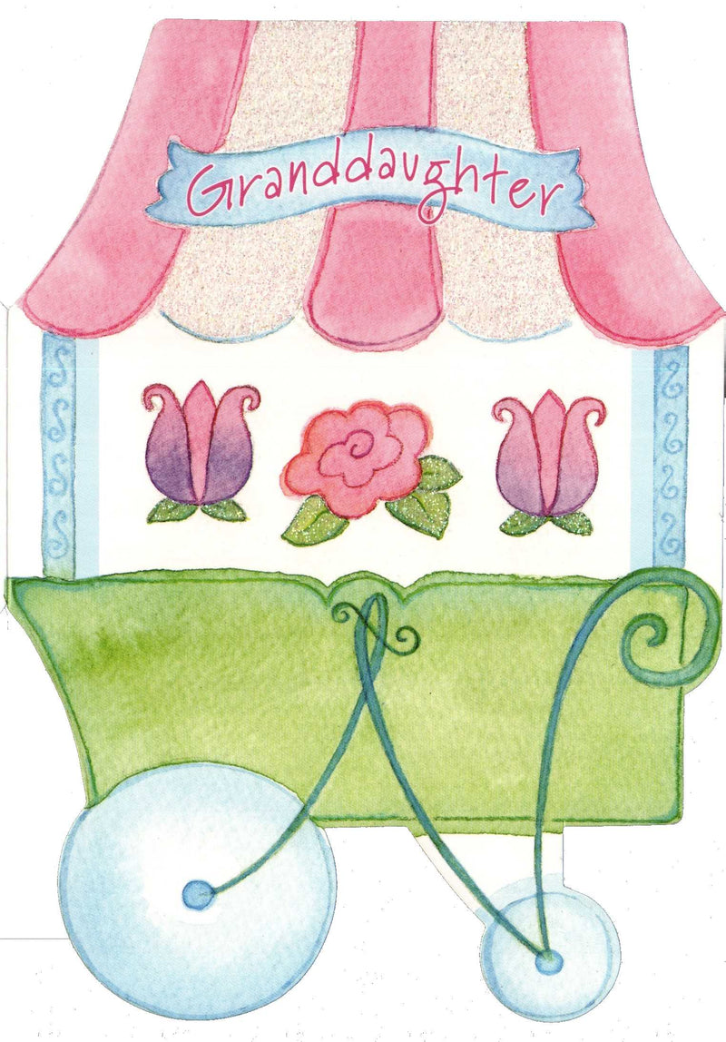Grandaughter - Flower Cart Card - Shelburne Country Store