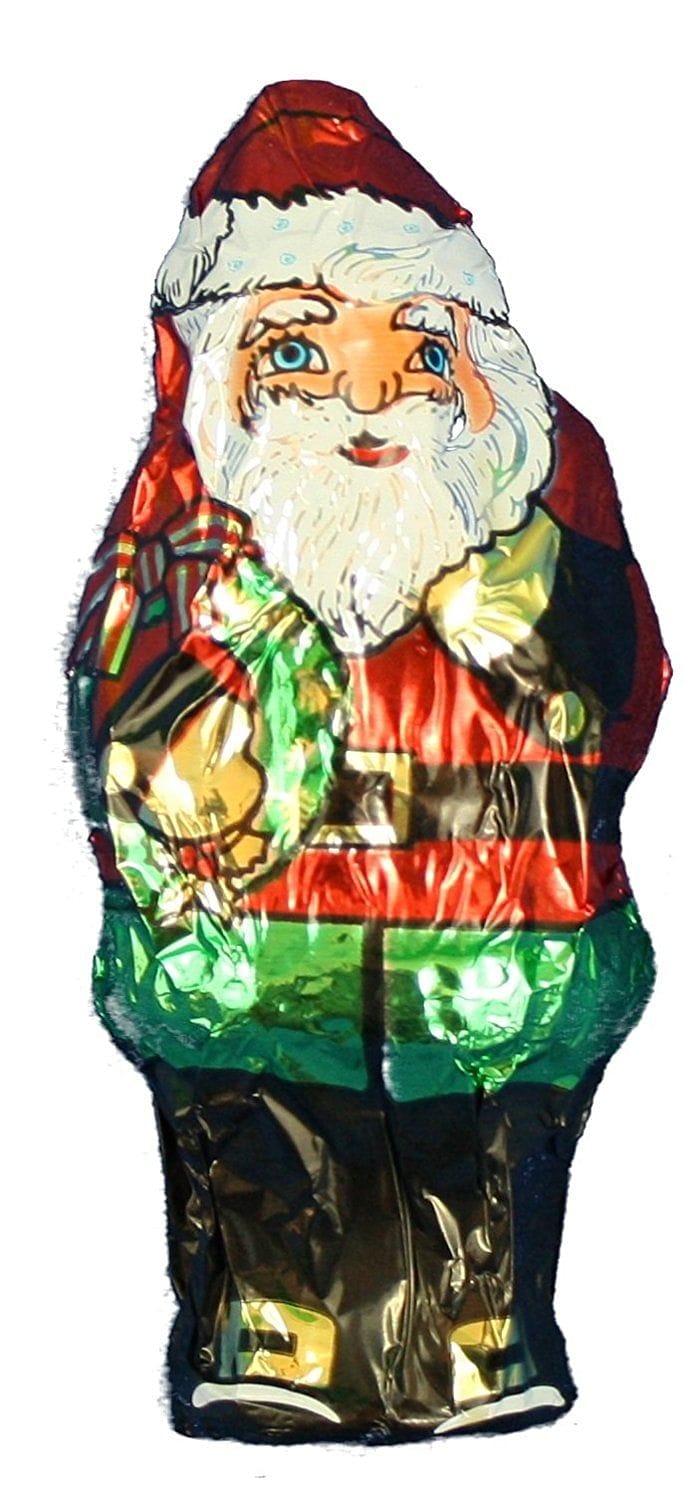 Foil Wrapped 1 Ounce Christmas Chocolate Figures - - Shelburne Country Store