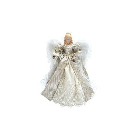 Silver Elegant Angel Tree Topper - 16" - Shelburne Country Store