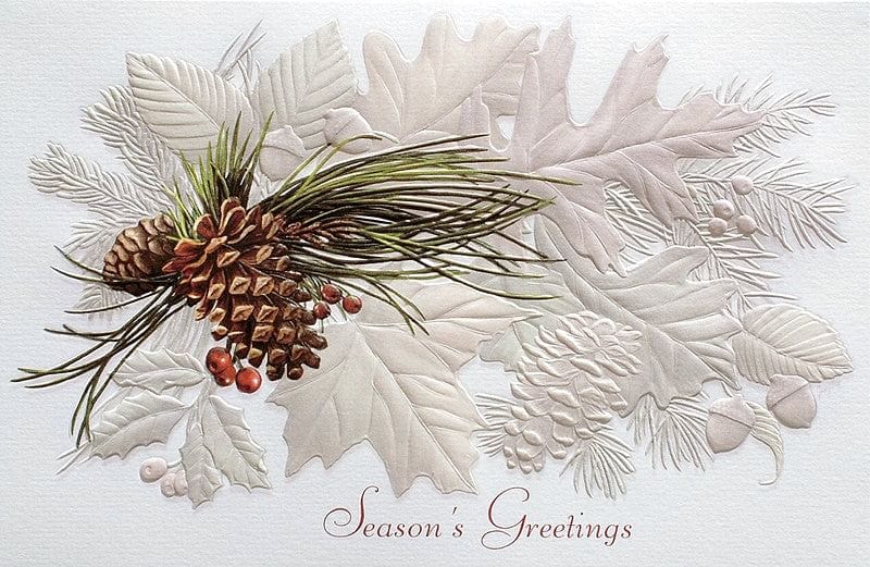 Holiday Leaf Medley  Boxed Cards - Shelburne Country Store