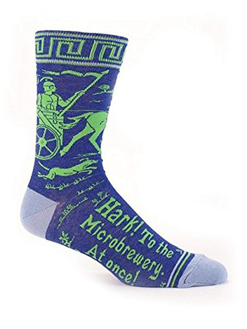 Hark! To the Microbrewery Mens Socks - Shelburne Country Store