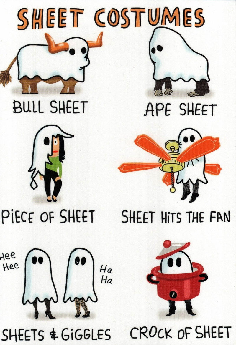 Sheet Costumes Halloween Card - Shelburne Country Store