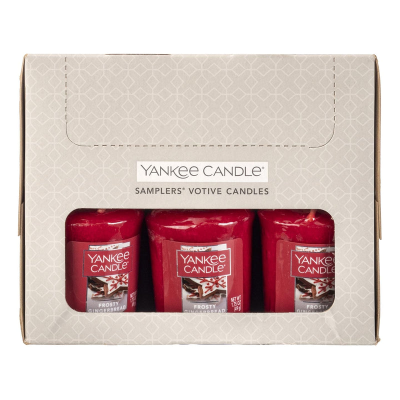 Yankee Candle Votive - Frosty Gingerbread - Shelburne Country Store