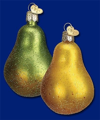 Old World Christmas  Pear - Yellow - Shelburne Country Store