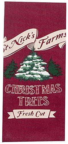 St. Nick's Farms Christmas Trees - Fresh Cut Tea Towel By Kay Dee Designs - Shelburne Country Store
