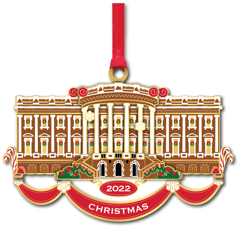 Official White House Ornament Christmas - 2022 - Shelburne Country Store