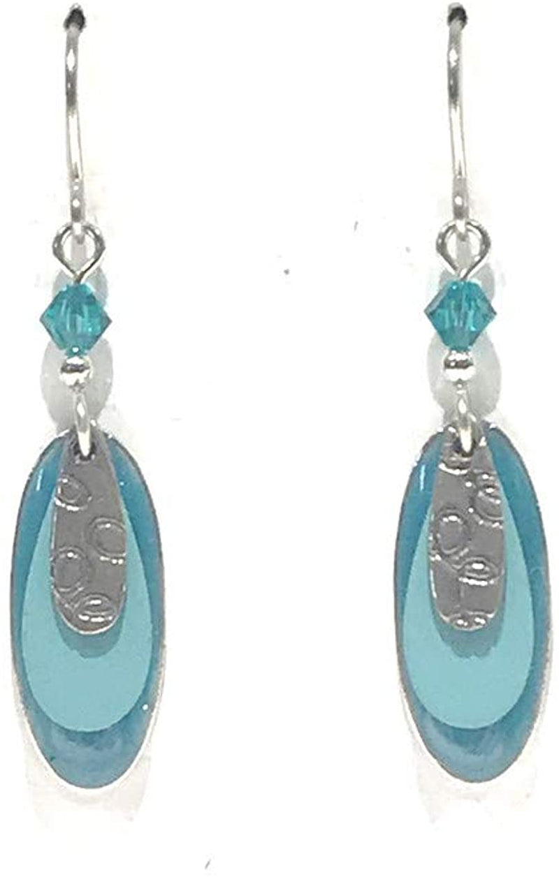 Mixed Turquoise Layered Shapes - Earrings - Shelburne Country Store