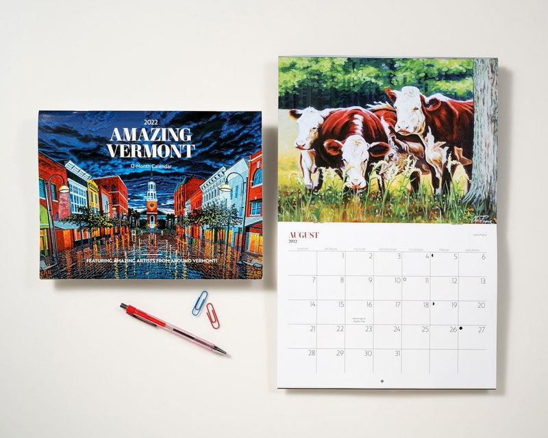 2022 Amazing Vermont - Small Wall Calendar - Shelburne Country Store