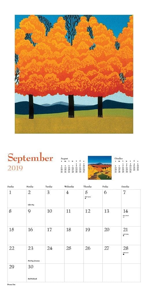 2019 Sabra Fields Wall Calendar - Shelburne Country Store