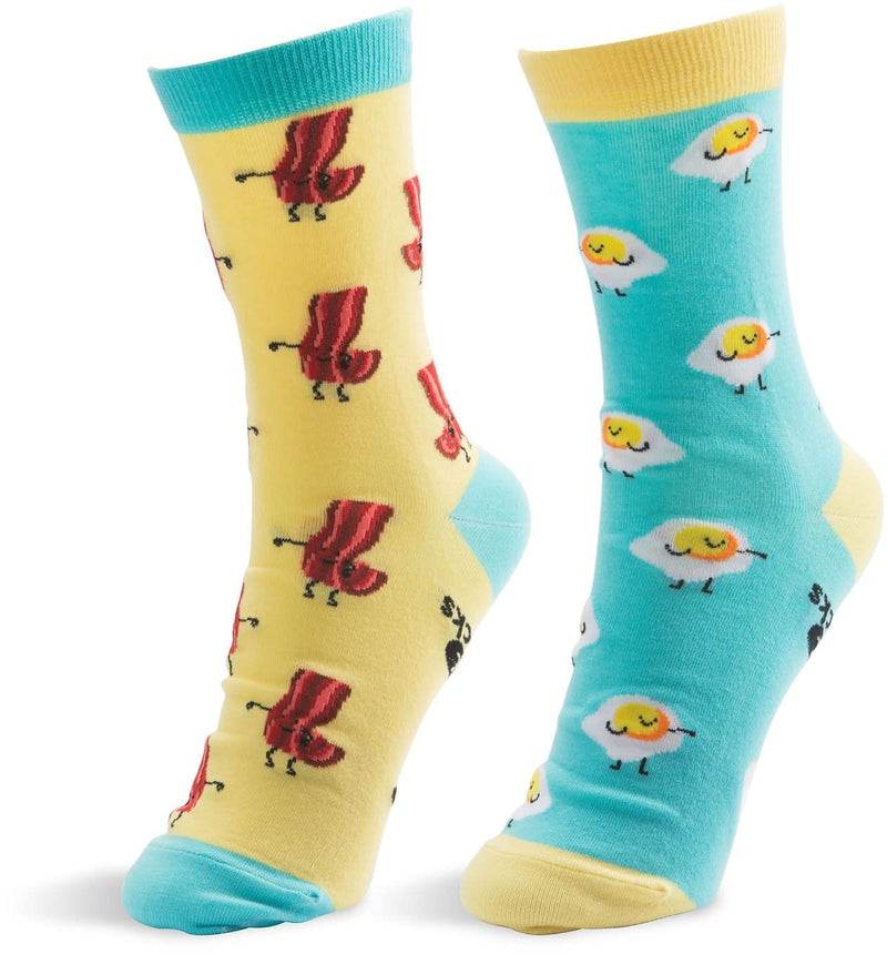 Bacon and Eggs Mismatched Socks - - Shelburne Country Store