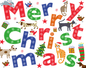 Merry Christmas Animals - Christmas Card Box - 16 Cards (3.75'' x 4.75'') - Shelburne Country Store