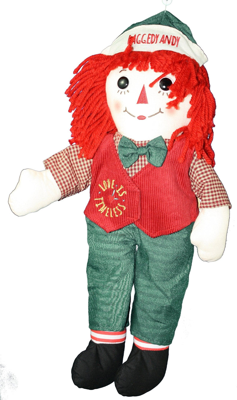 Aurora World Love Is Timeless Raggedy Andy Plush, Raggedy Andy, 16 inch - The Country Christmas Loft