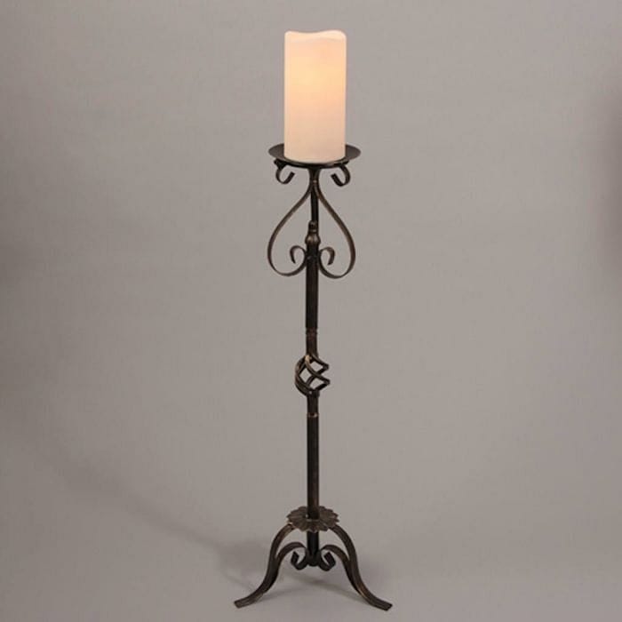 Metal Stand With 3X6 Led Candle - - Shelburne Country Store