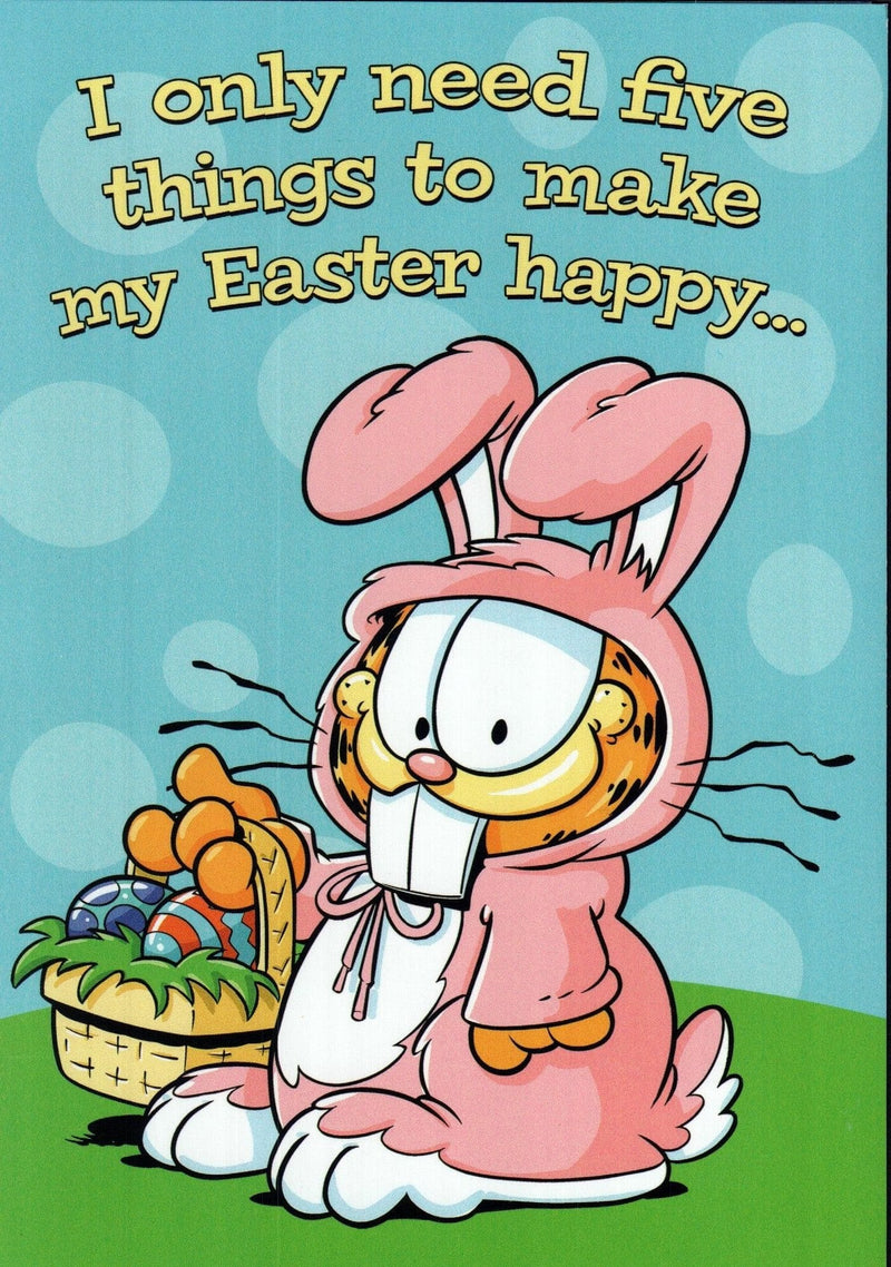 Garfield Easter Bunny Card - Shelburne Country Store