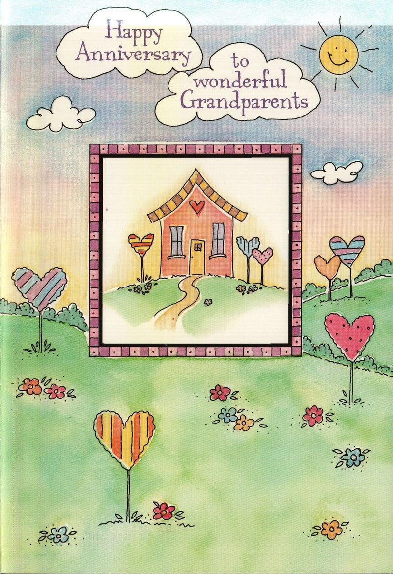 Anniversary Card - Grandparents Love Still Blooms - Shelburne Country Store