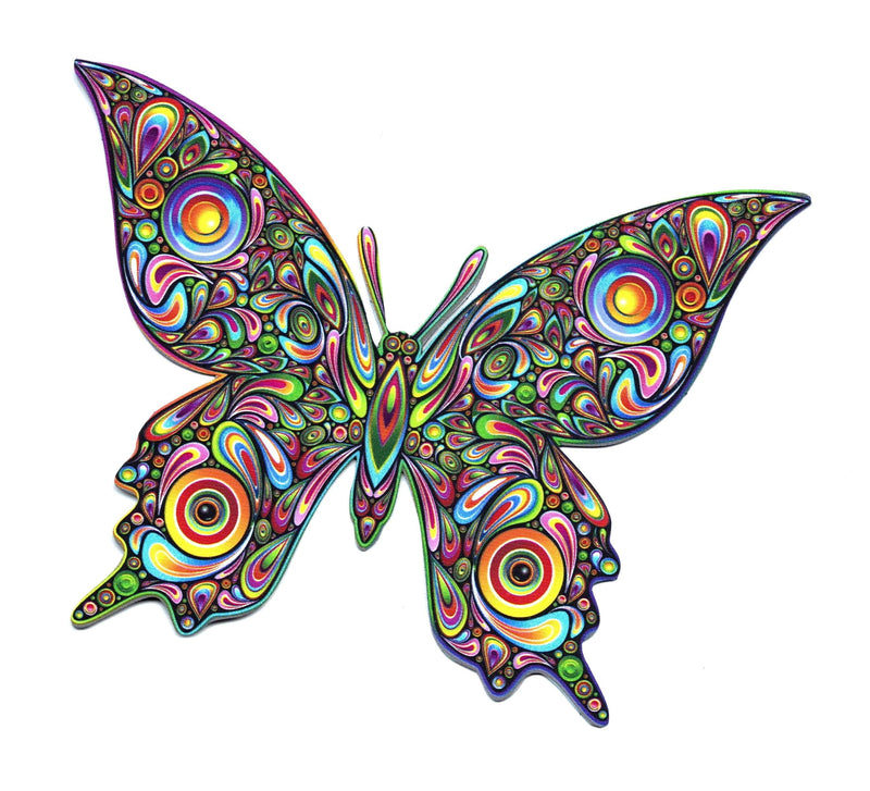 Psychedelic Butterfly Magnet - Shelburne Country Store