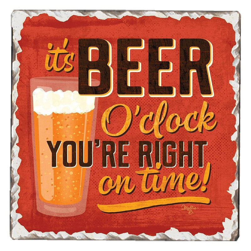 Beer O'clock Single Coaster - Shelburne Country Store