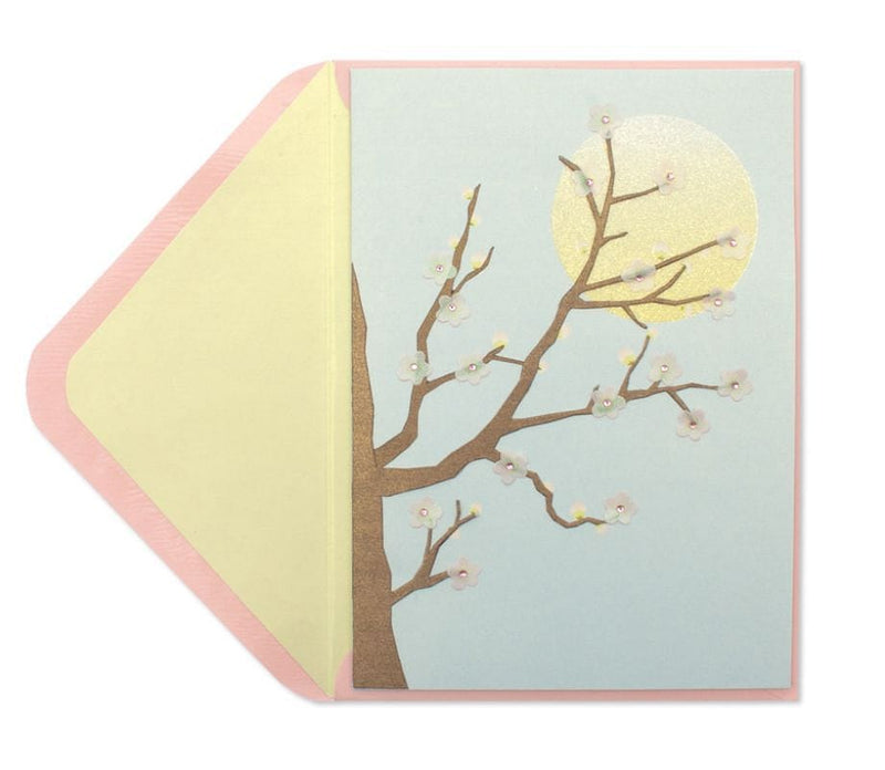 Cherry Blossom Blank Card - Shelburne Country Store