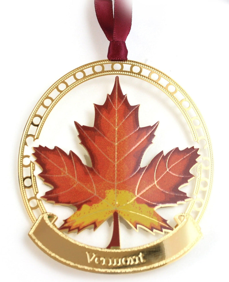 Vermont Maple Leaf Ornament - Shelburne Country Store