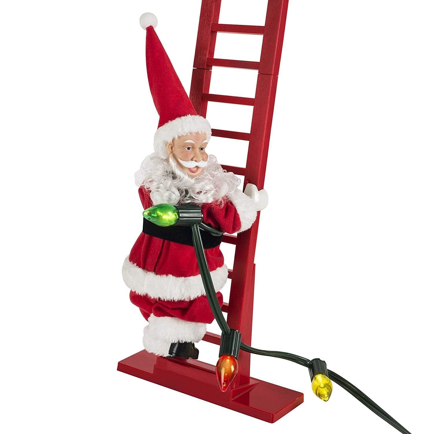 Mr. Christmas Super Climbing Santa Figurine - Shelburne Country Store