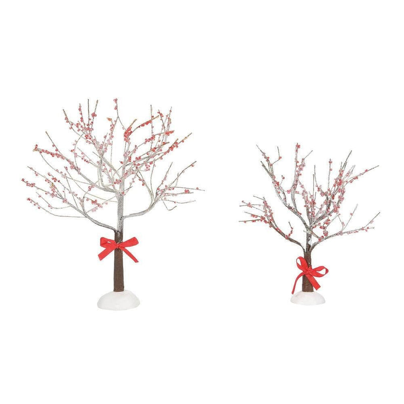 Crabapple Tree With Ribbon - Set of 2 - Shelburne Country Store