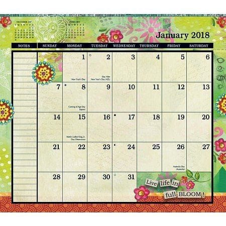 2018 Color My Worl 2 Year Planner - Shelburne Country Store