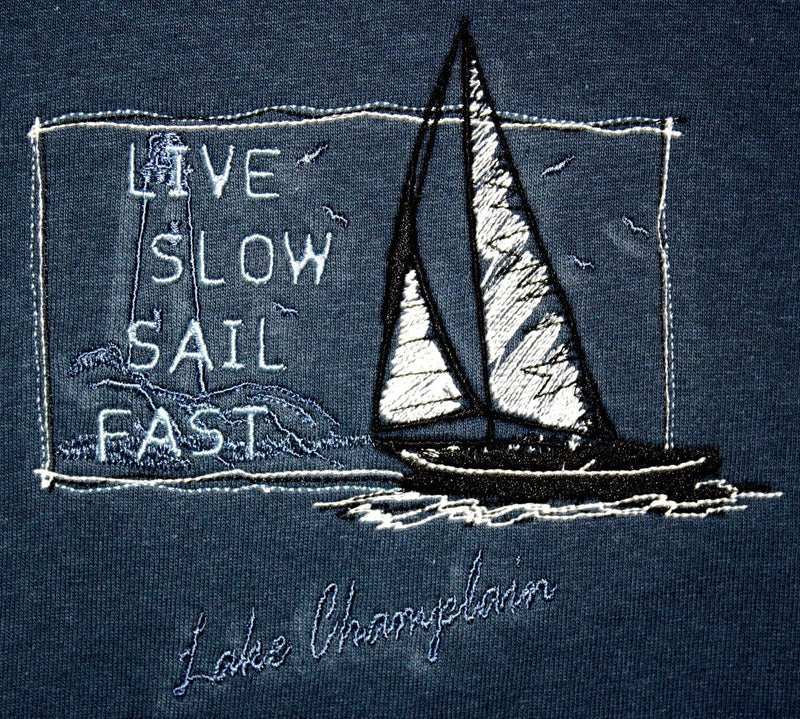 'Cargo Stamp' T-Shirt - Lake Champlain - - The Country Christmas Loft