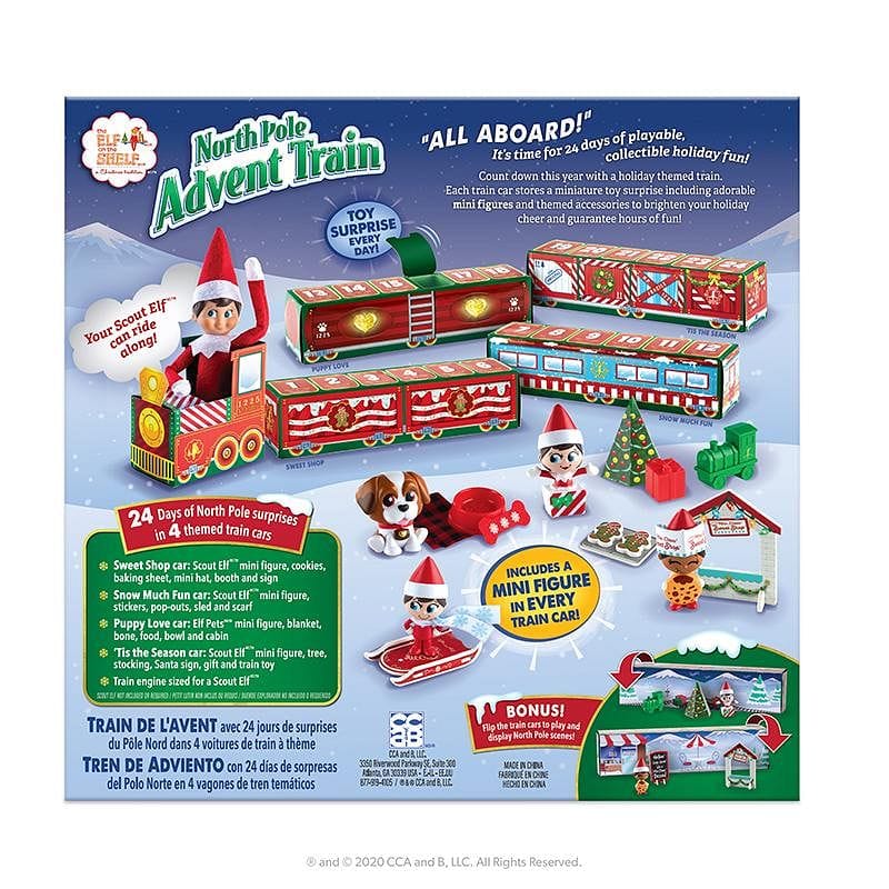 Elf on the Shelf Advent Train - Shelburne Country Store