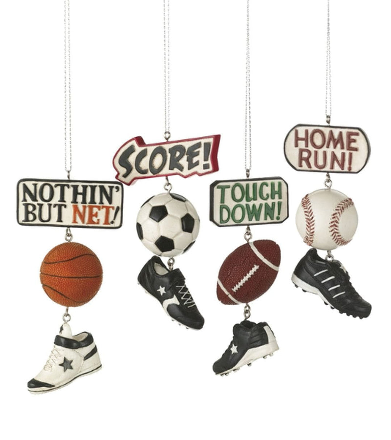 Sport Score Dangle Ornament -  Baseball - Shelburne Country Store