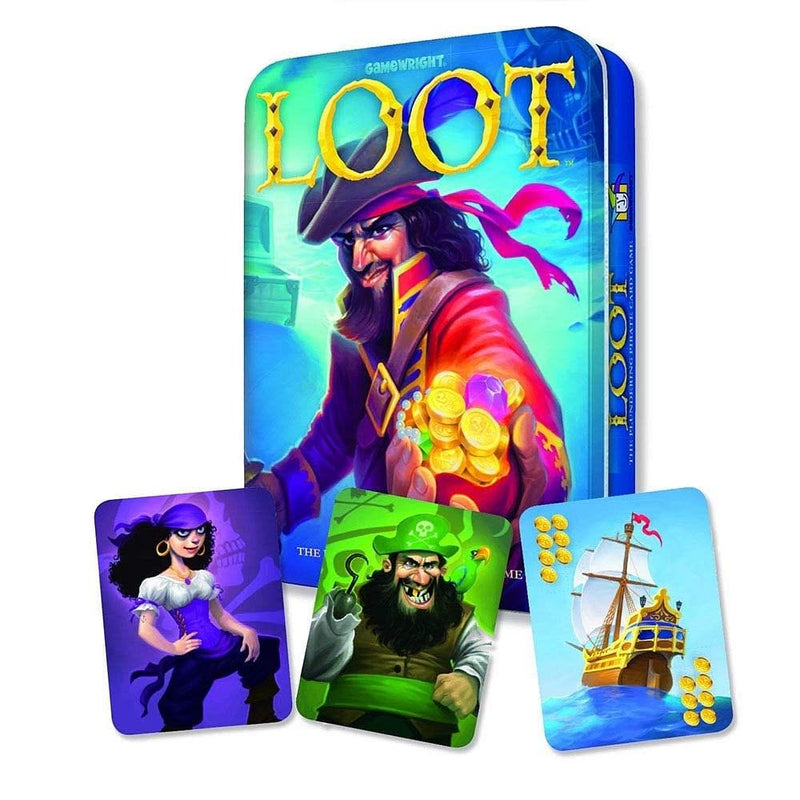 Loot Deluxe Tin - The Plundering Pirate Card Game Card Game - Shelburne Country Store