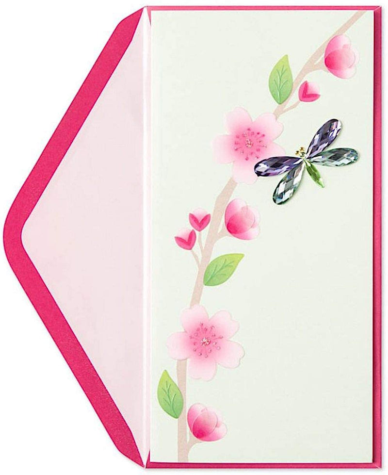 Cherry Blossom with Dragonfly Mothers Day Card - Shelburne Country Store