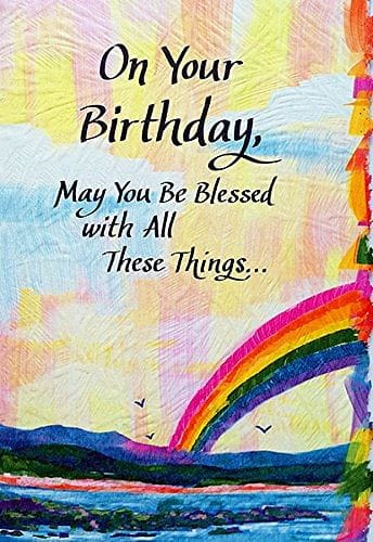 On Your Birthday May You Be Blessed - Card - Shelburne Country Store