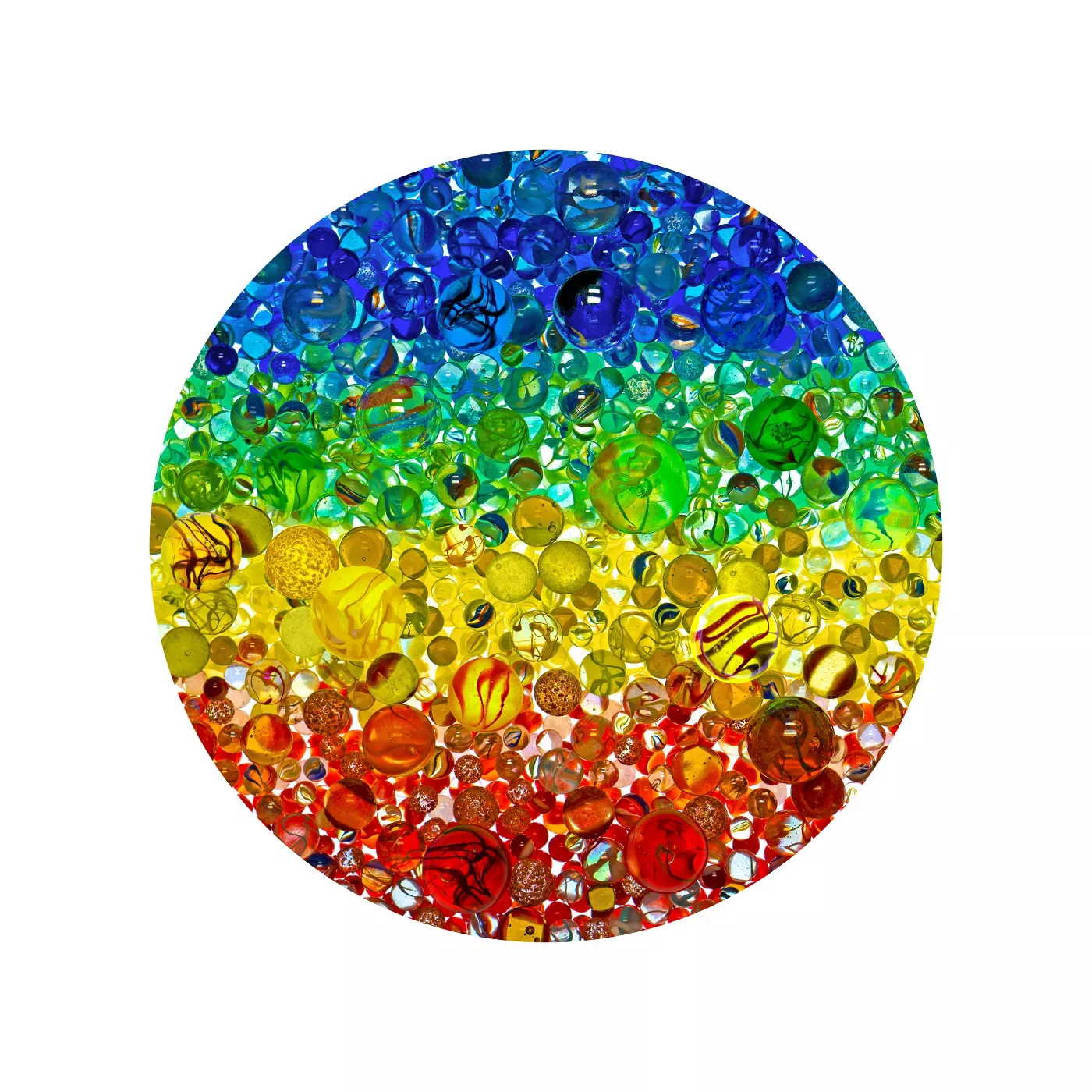 Illuminated Marbles - 500 Piece Round Puzzle - Shelburne Country Store