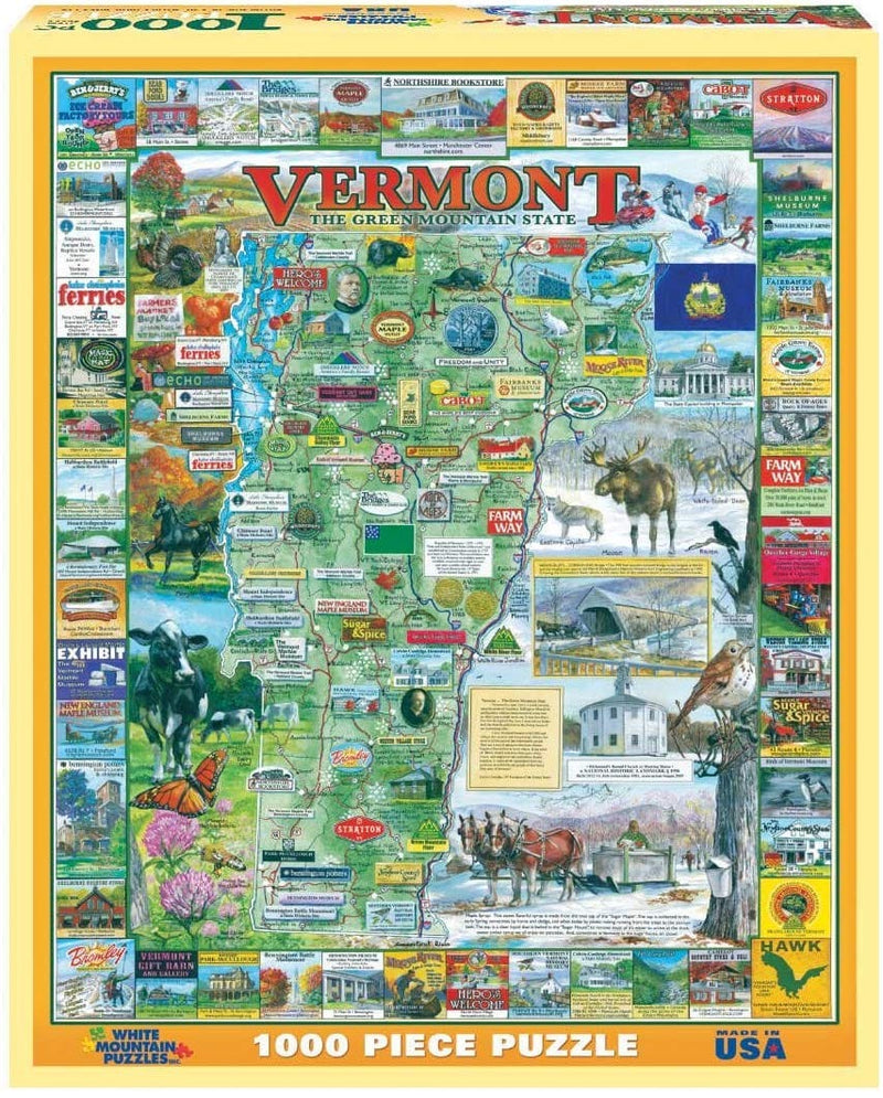 Vermont - 1000 Piece Jigsaw Puzzle - Shelburne Country Store