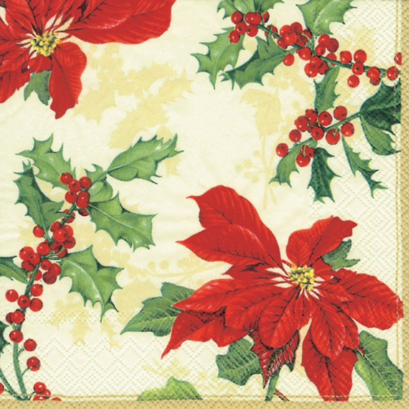 Ideal Home Range Christmas Floral (Cream) - - Shelburne Country Store