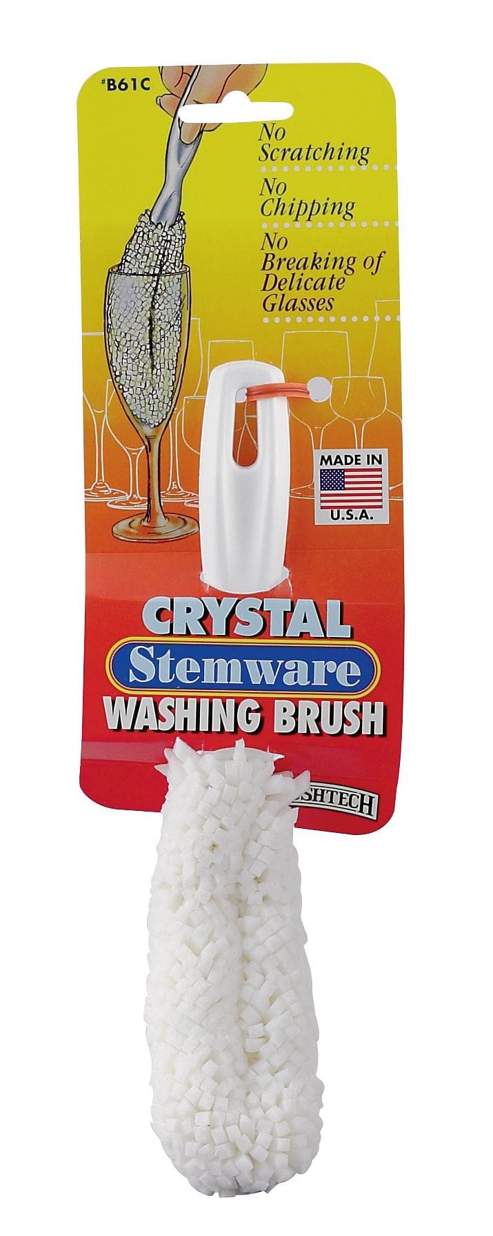 Brushtech Crystal and Stemware Brush Foam - Shelburne Country Store