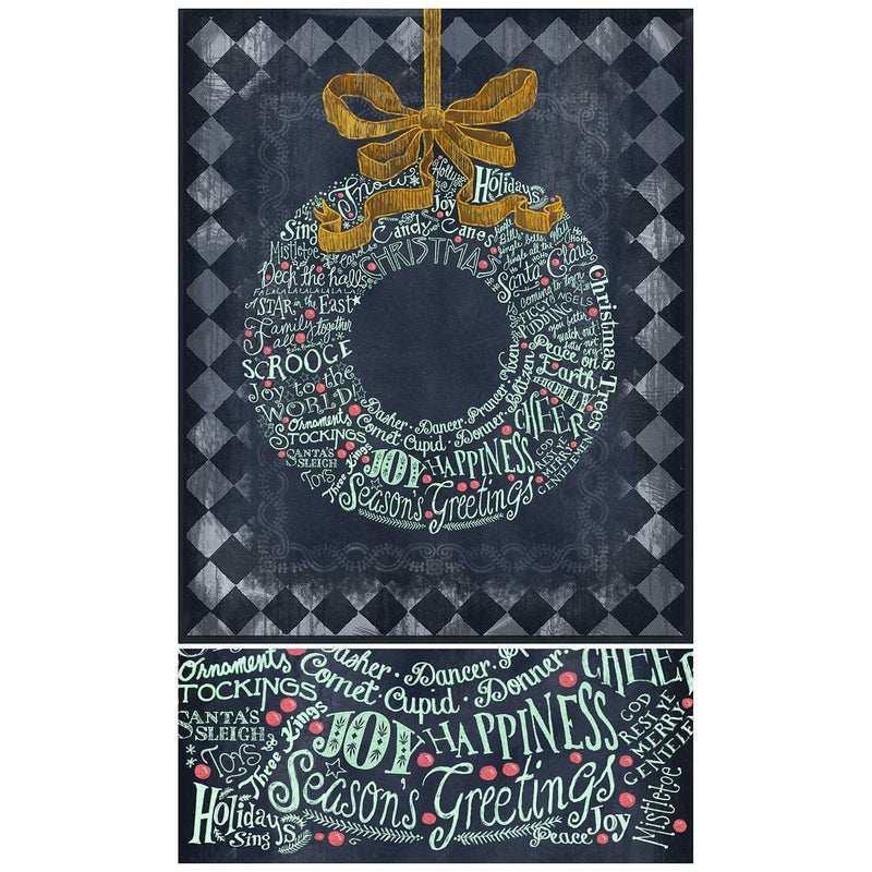 Chalk Talk Holiday Wreath - Shelburne Country Store