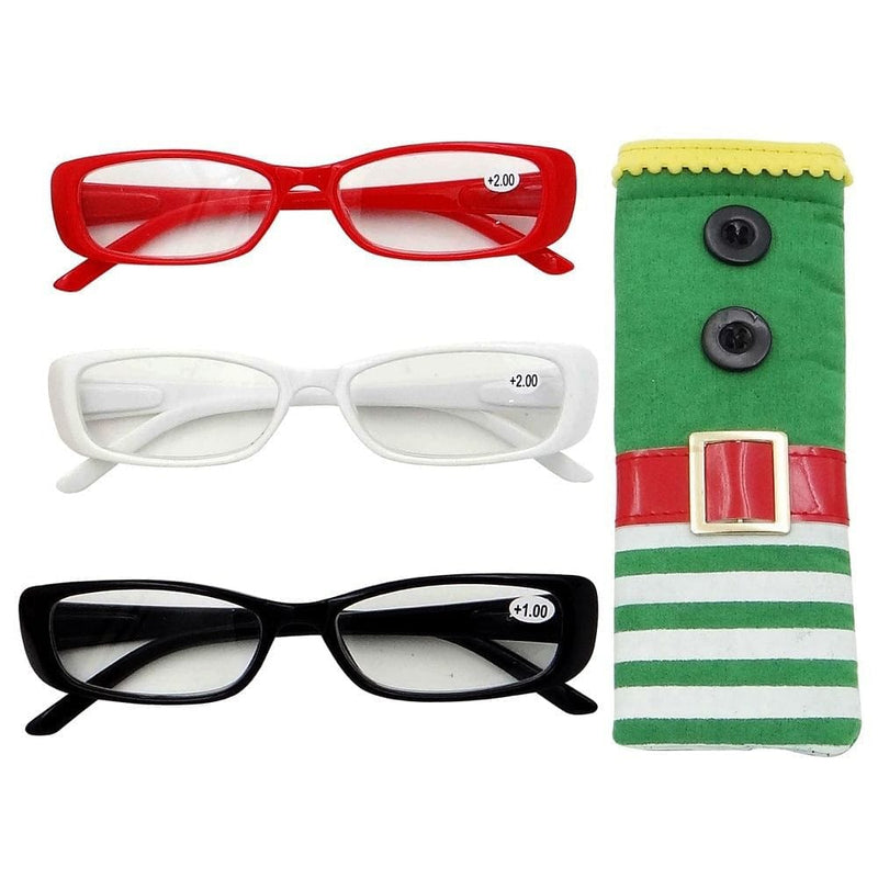 Reading Glasses with Elf Case - - Shelburne Country Store