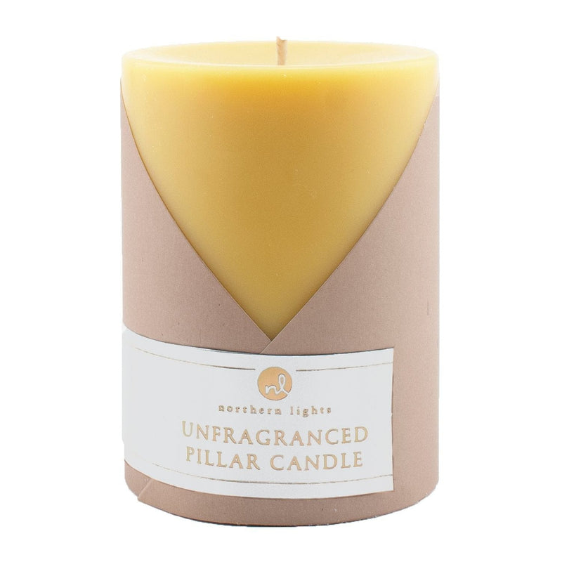 Unscented Pillar Candle - 3 x 4 - - Shelburne Country Store