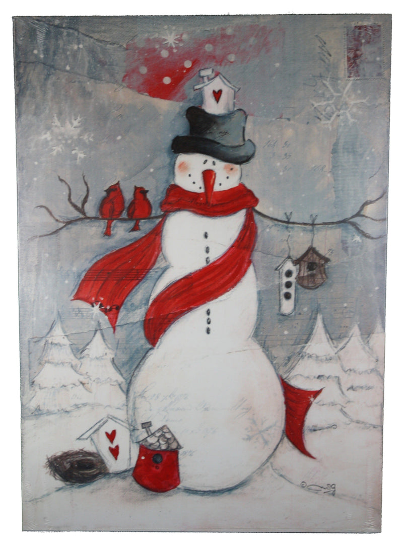 24 inch Snowman Print - - Shelburne Country Store