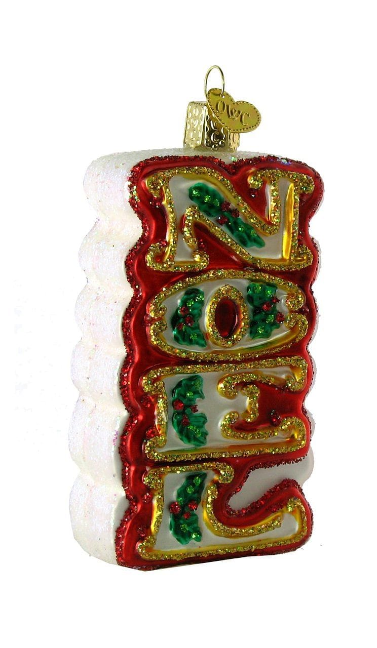Old World Christmas Noel Glass Ornament - Shelburne Country Store