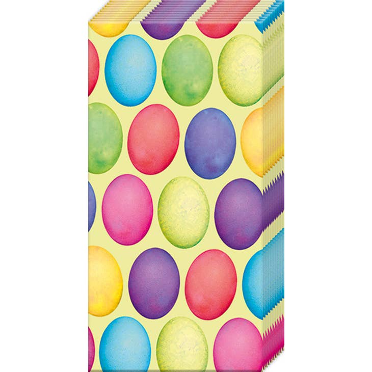 Pocket Tissue Pack of 10 tissues - Happy Easter Eggs - Shelburne Country Store